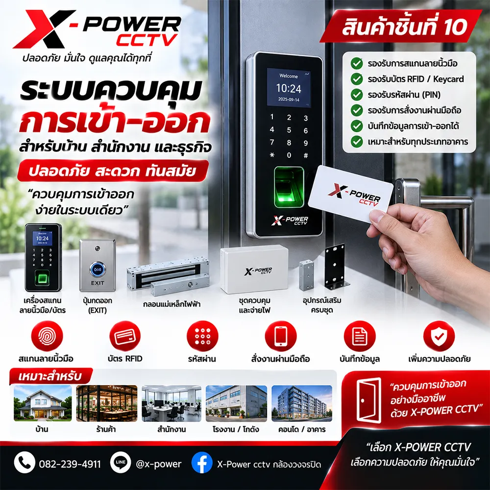 ระบบควบคุมการเข้า–ออก (Access Control System)